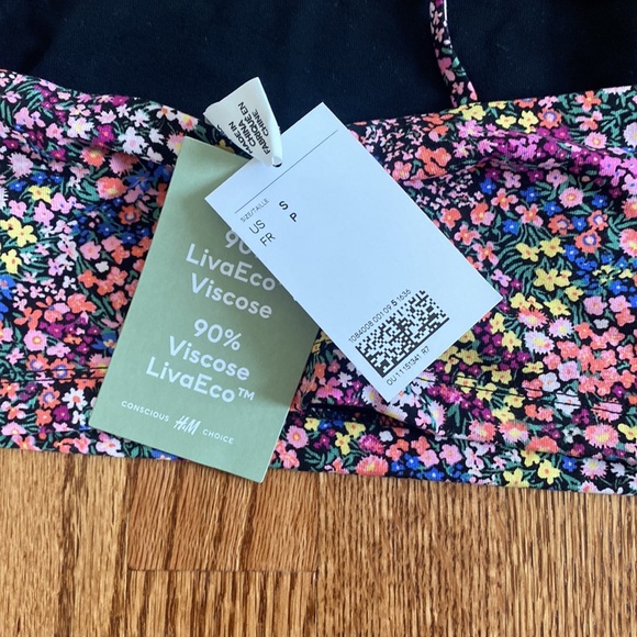 H&M Floral Crop Top - Picture 5 of 5